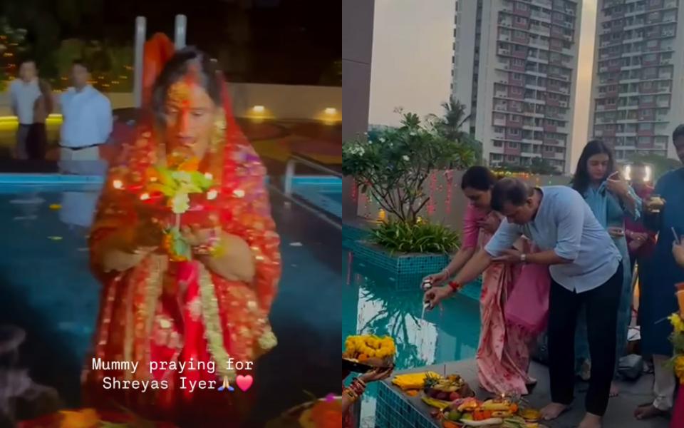 Suryakumar's Mom Prays for Iyer's Recovery During Puja