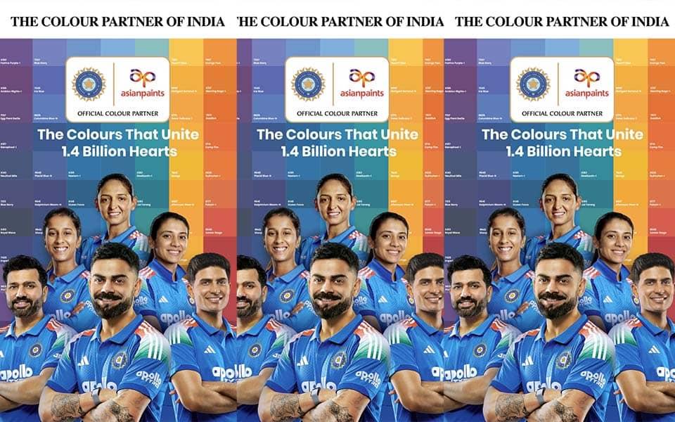 Joey says: Asian Paints brings color to Team India for 3 years