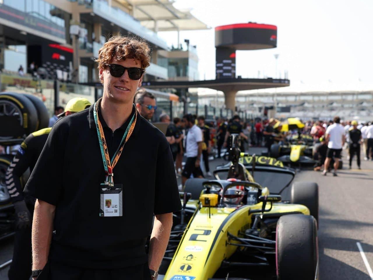 Sinner's Abu Dhabi F1 Adventure: The Rock's Electrifying Style