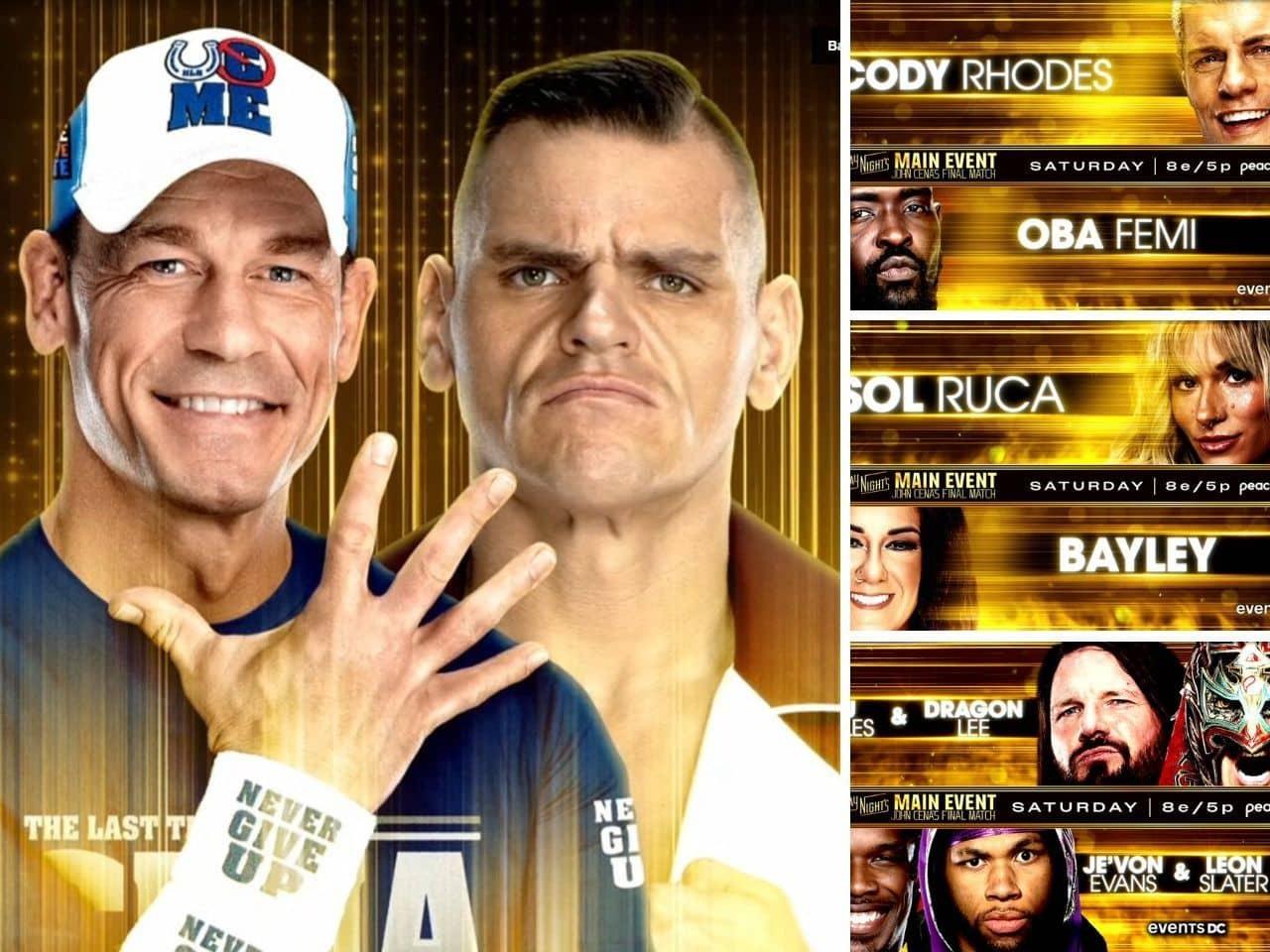 Cena vs Gunther and NXT madness at SNME December 13