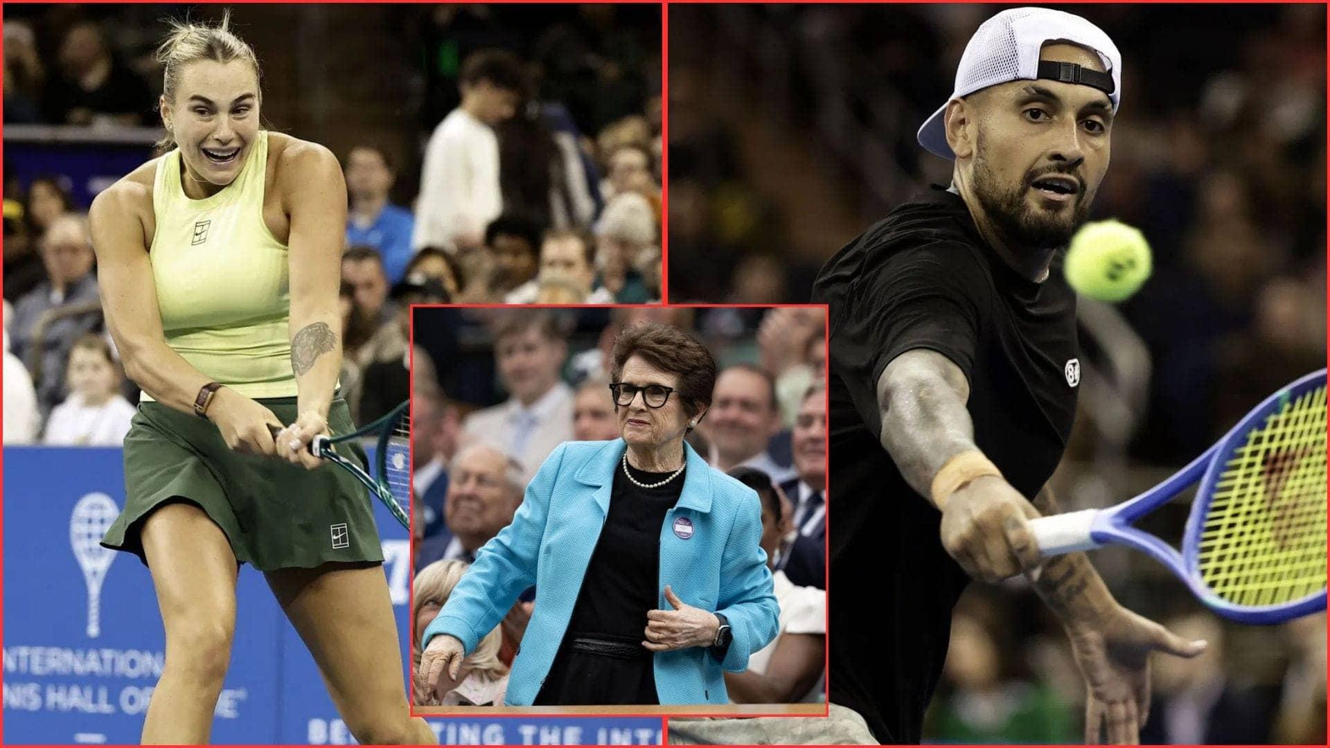 Billie Jean King ka jazba Kyrgios-Sabalenka match par