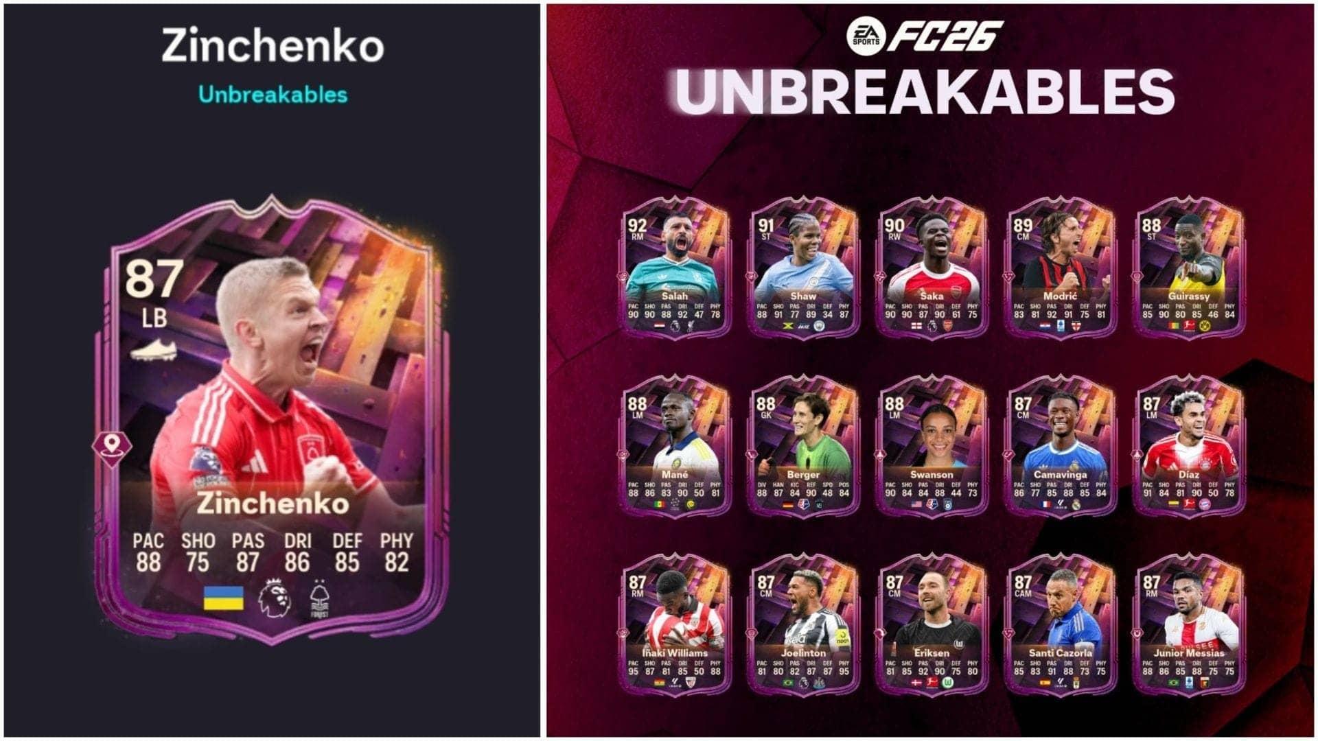 Tony Stark's Guide: Zinchenko Unbreakables SBC is a Game-Changer