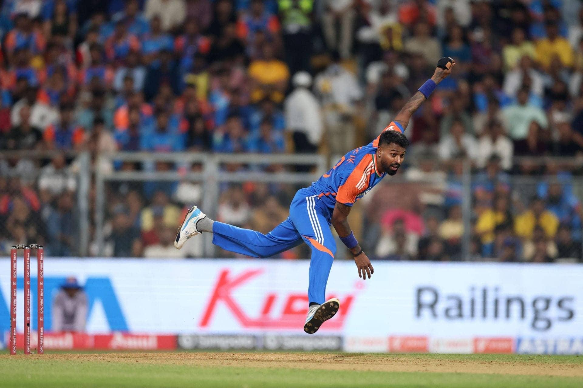 Hardik Pandya's 100th wicket: Stubbs falls for 9 in T20I chaos