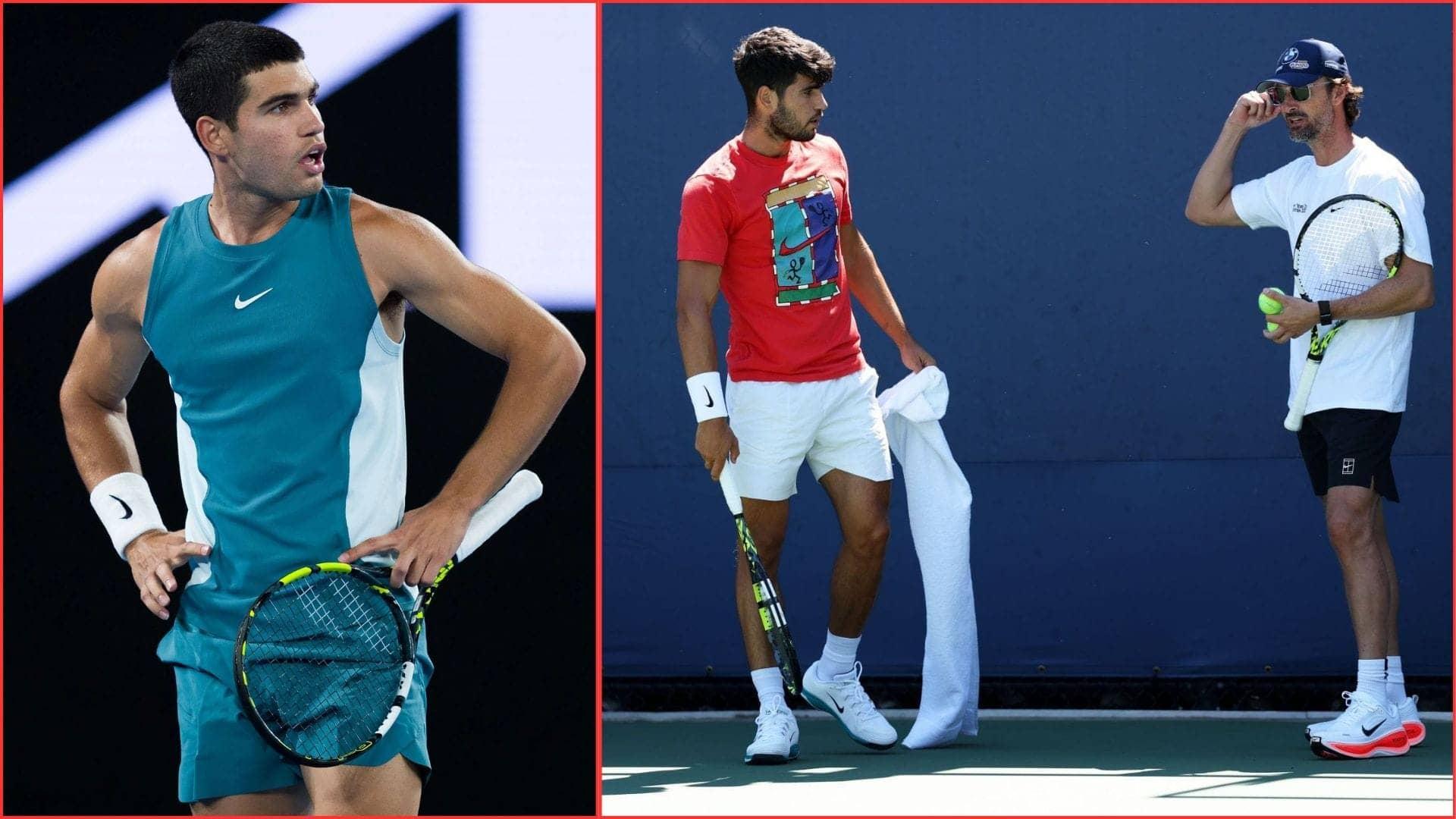 Alcaraz's Outfit Sparks Buzz as Coach Split Adds Drama!
