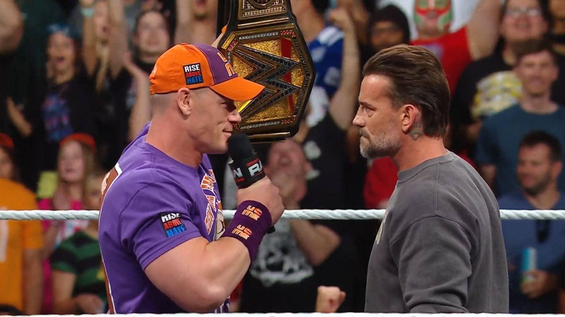 CM Punk Shocks John Cena Before WWE Retirement Showdown