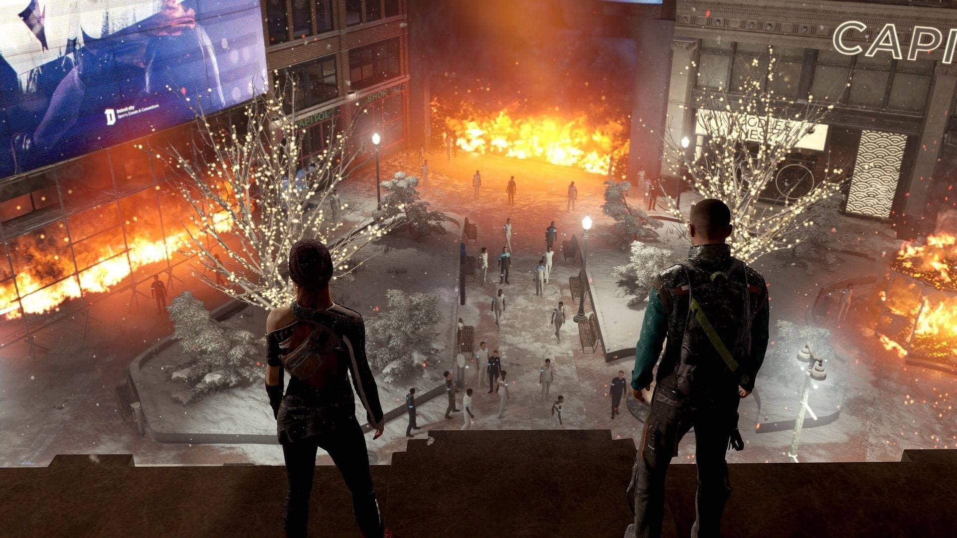 Detroit's Android Showdown: The Rock's 2038 Smackdown!