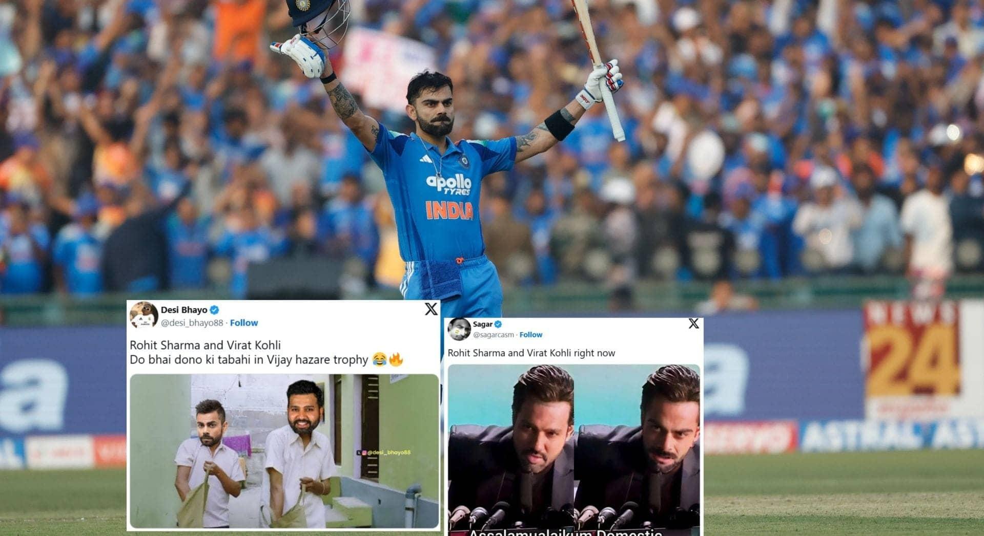 Kohli and Rohit light up VHT 2025-26 with epic centuries!