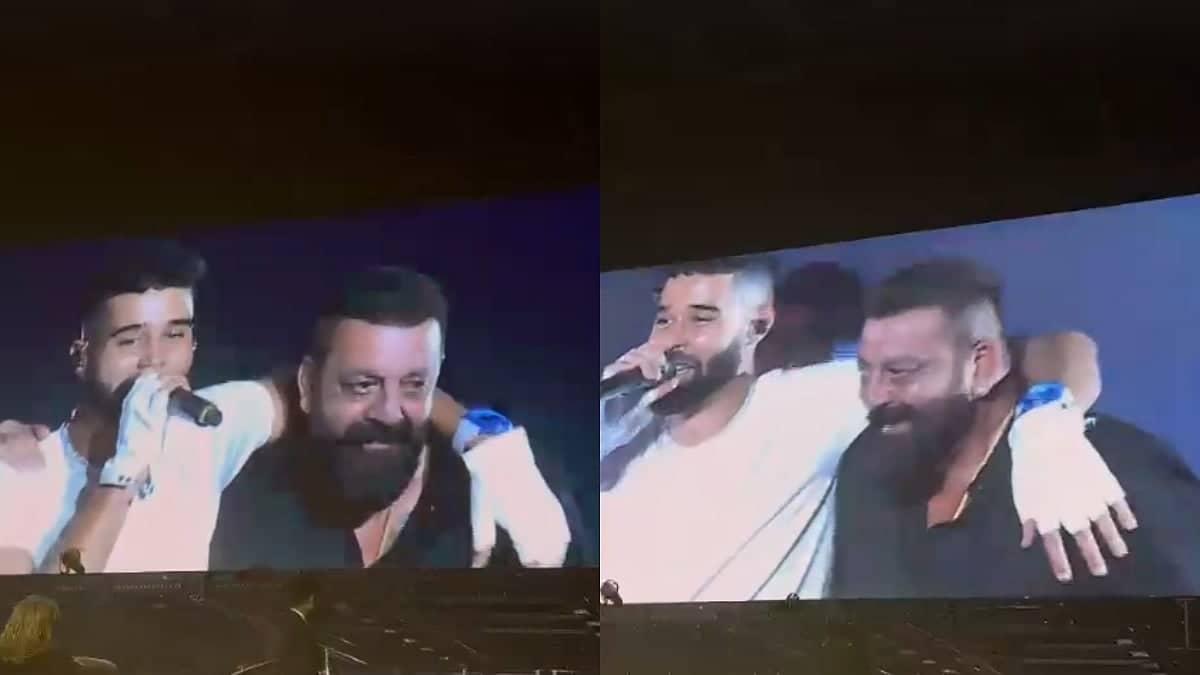 AP Dhillon's Mumbai Concert: Sanjay Dutt Joins the Fun!