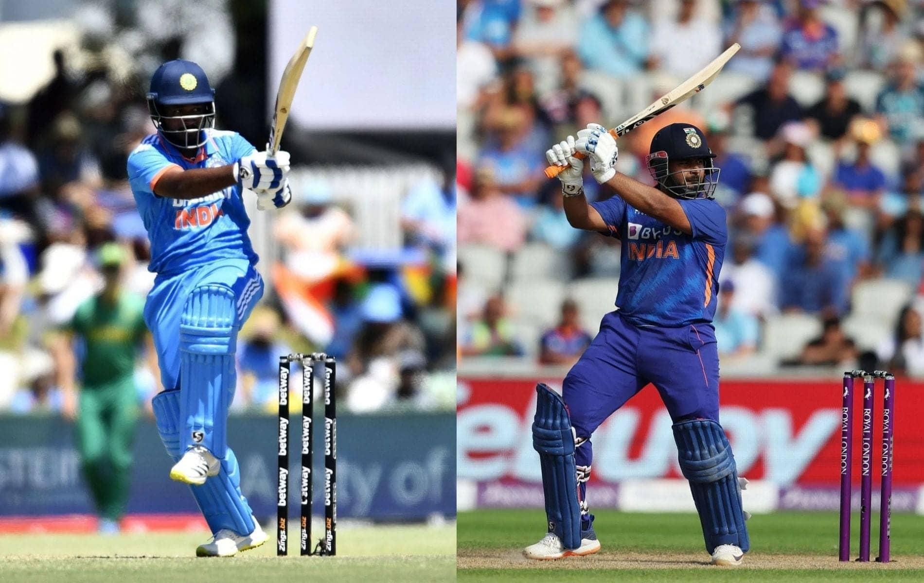 Samson vs Pant: Who's on Fire in ODI Stats Showdown?
