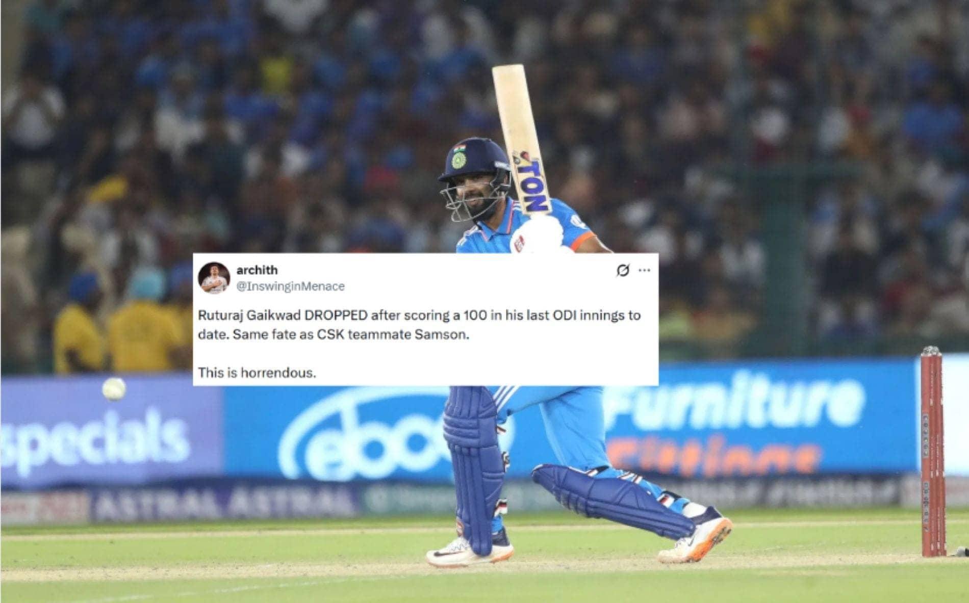 Ruturaj Gaikwad ka selection ka drama, fans ka gussa!