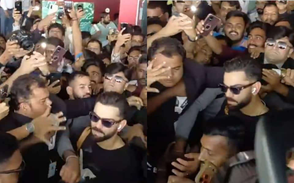 Virat Kohli ka Vadodara aagman, fans ka hai hungama!