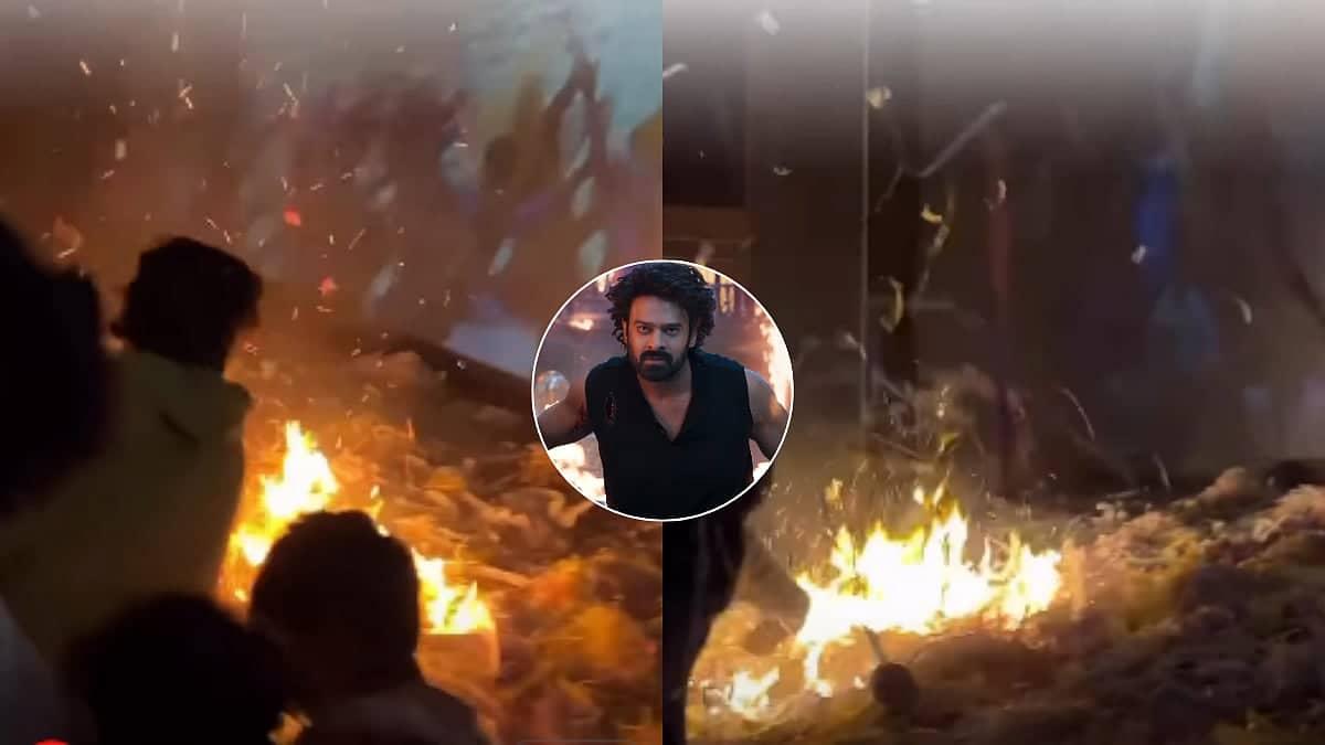 Prabhas Fans Ignite Confetti Chaos at Raja Saab Screening