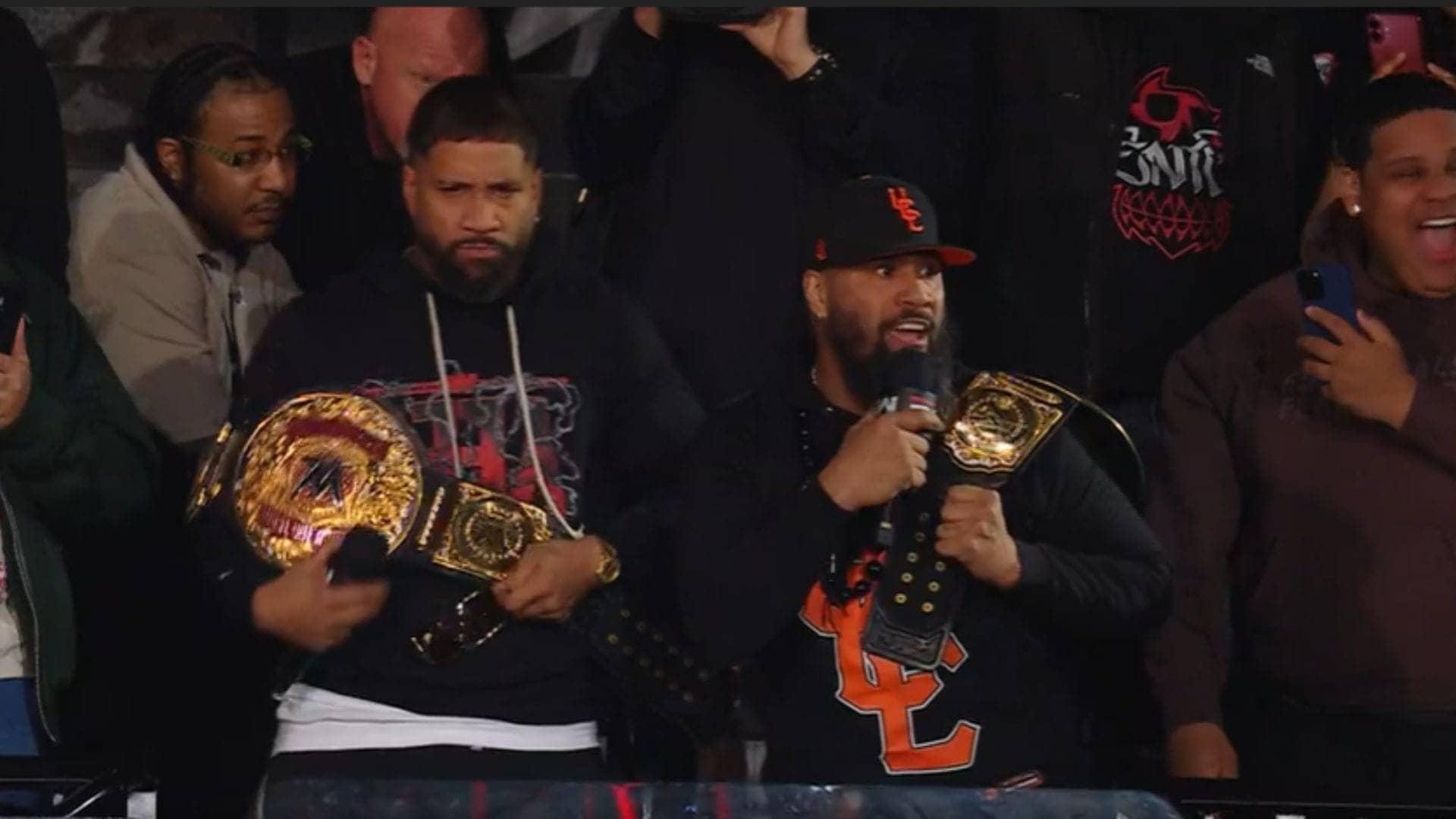Jey Uso drops a chill two-word message after title win