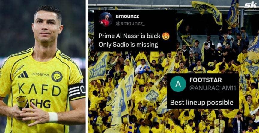 Al-Nassr ki lineup se fans mein chhayi khushi ki lehar
