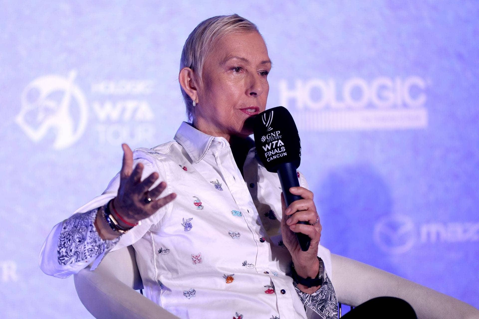 Martina Navratilova calls ICE officer injury claims bulls**t