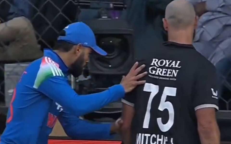 Virat Kohli's Cheeky Shove After Daryl Mitchell's ODI Masterclass