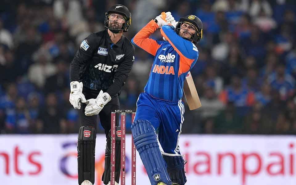 Abhishek Sharma's Half-Century Smash Shakes Up Nagpur!