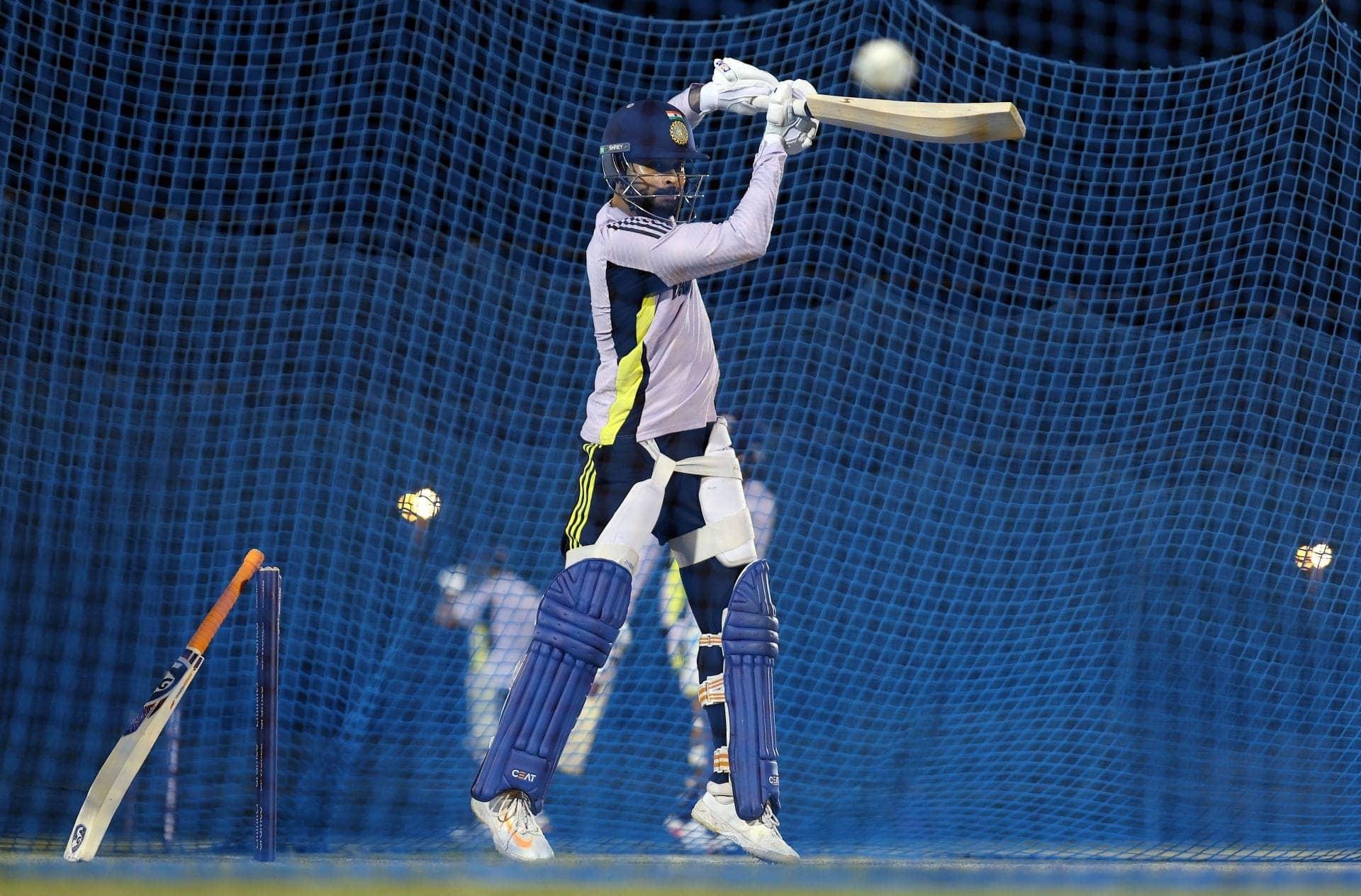 Shreyas Iyer crushes six on Bishnoi, preps for T20I clash