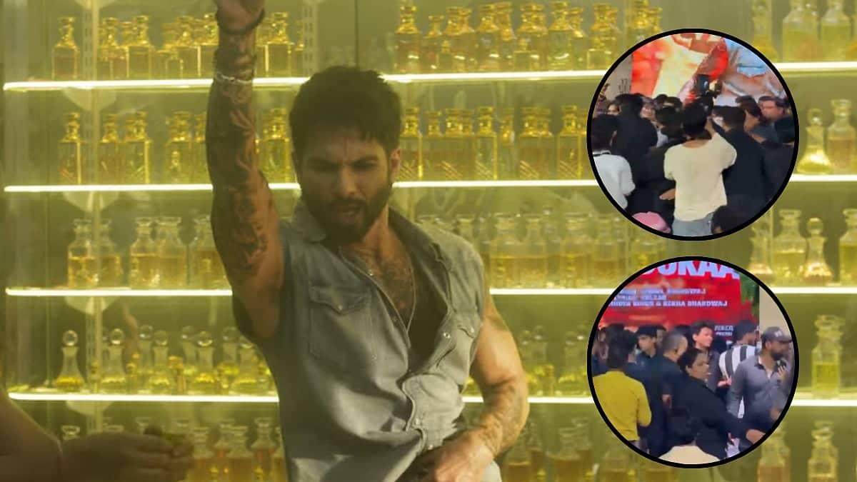Shahid Kapoor Dances and Dashes at O Romeo Song Launch