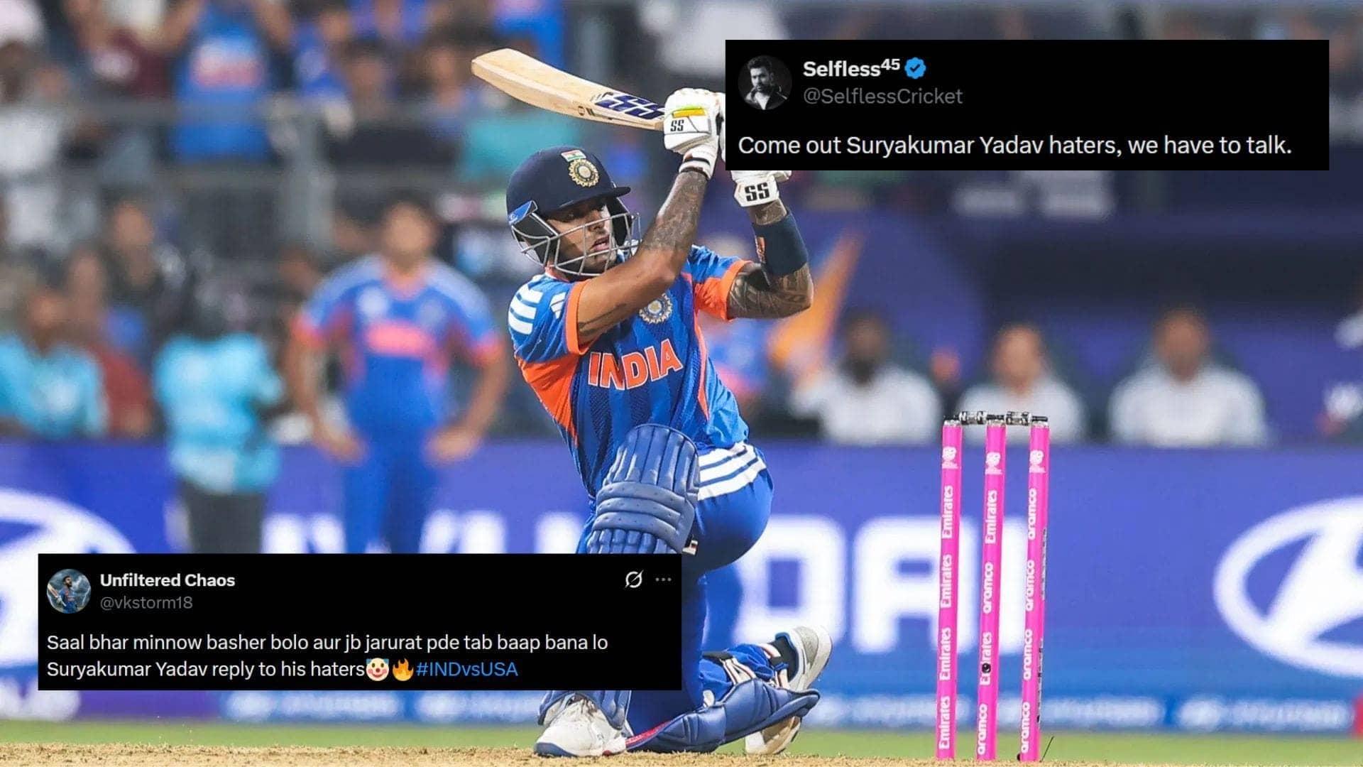 Suryakumar Yadav electrifies with 84* in T20 World Cup opener