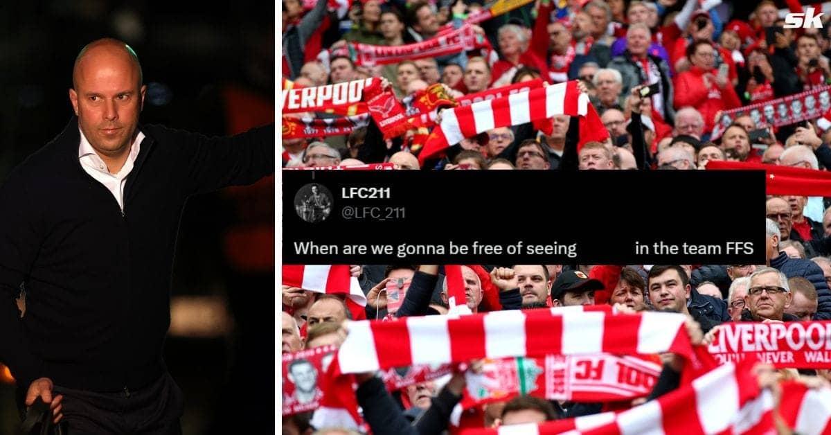 "What is his f**ing obsession with him" - Liverpool fans call out Arne Slot as 26-year-old star included in XI to face Nottingham Forest