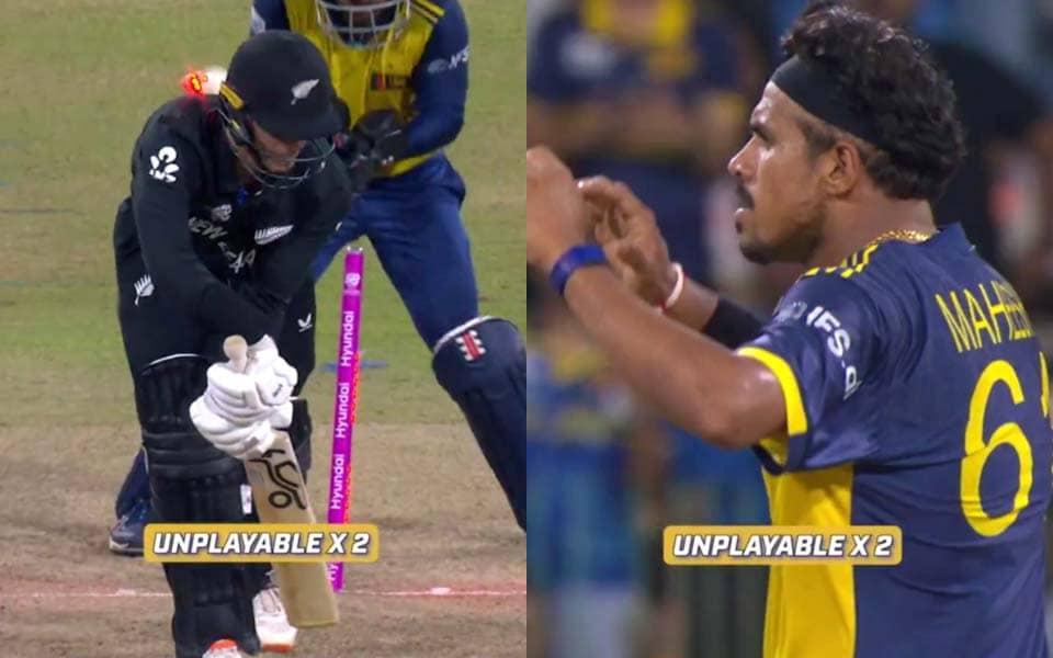 Theekshana's Spin Masterclass: Kiwis Left Reeling!