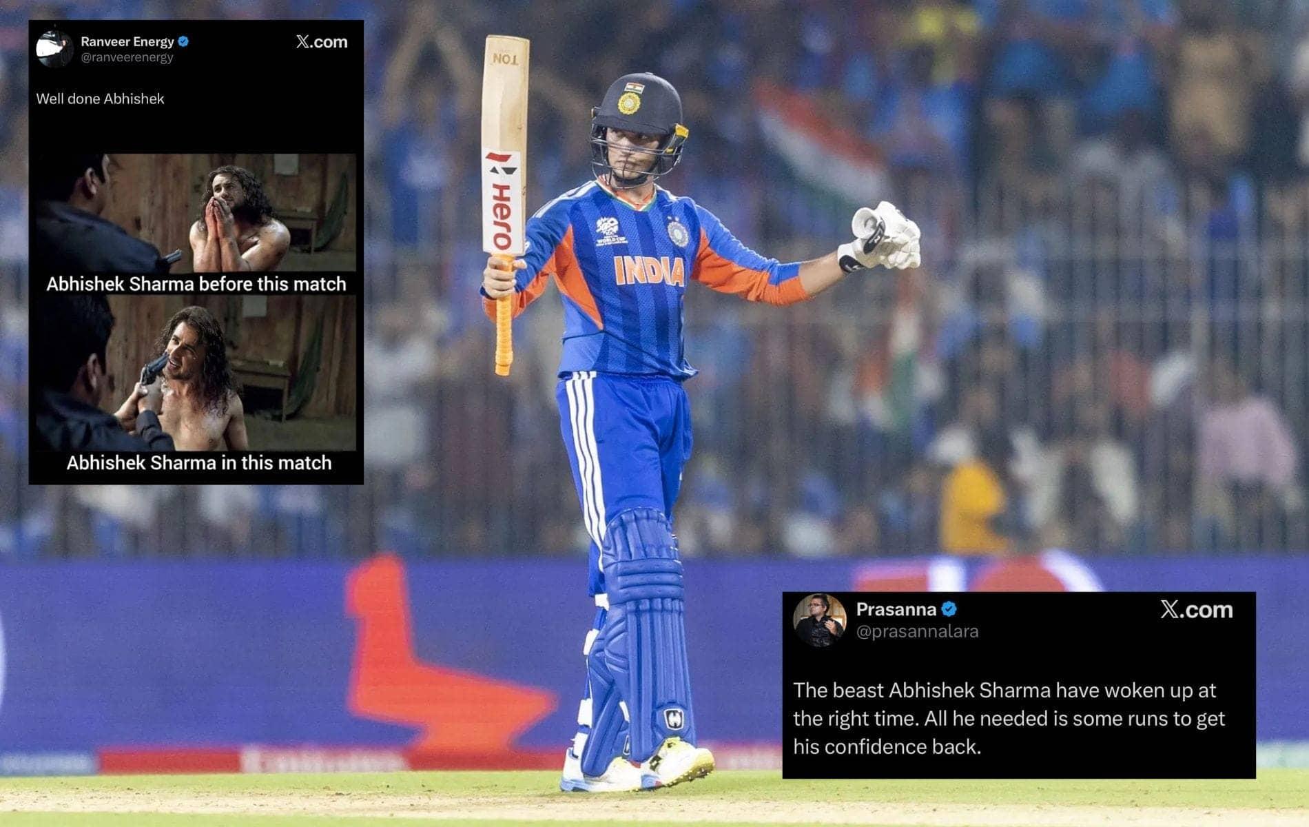 Abhishek Sharma Smashes Critics with Explosive 55 Runs!