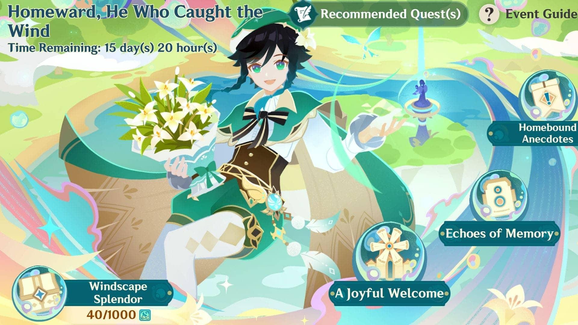 Genshin Impact's Homeward Event: Get Ready to Roll, G!