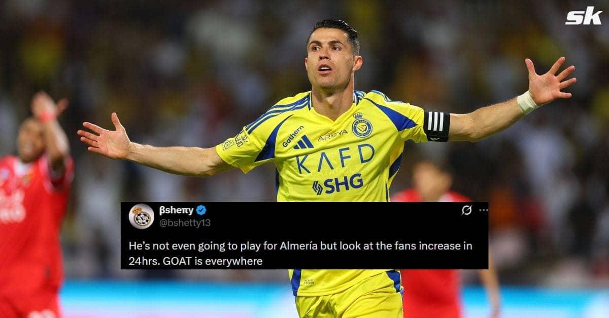 Cristiano Ronaldo's Power Boosts Almería's Instagram Fame