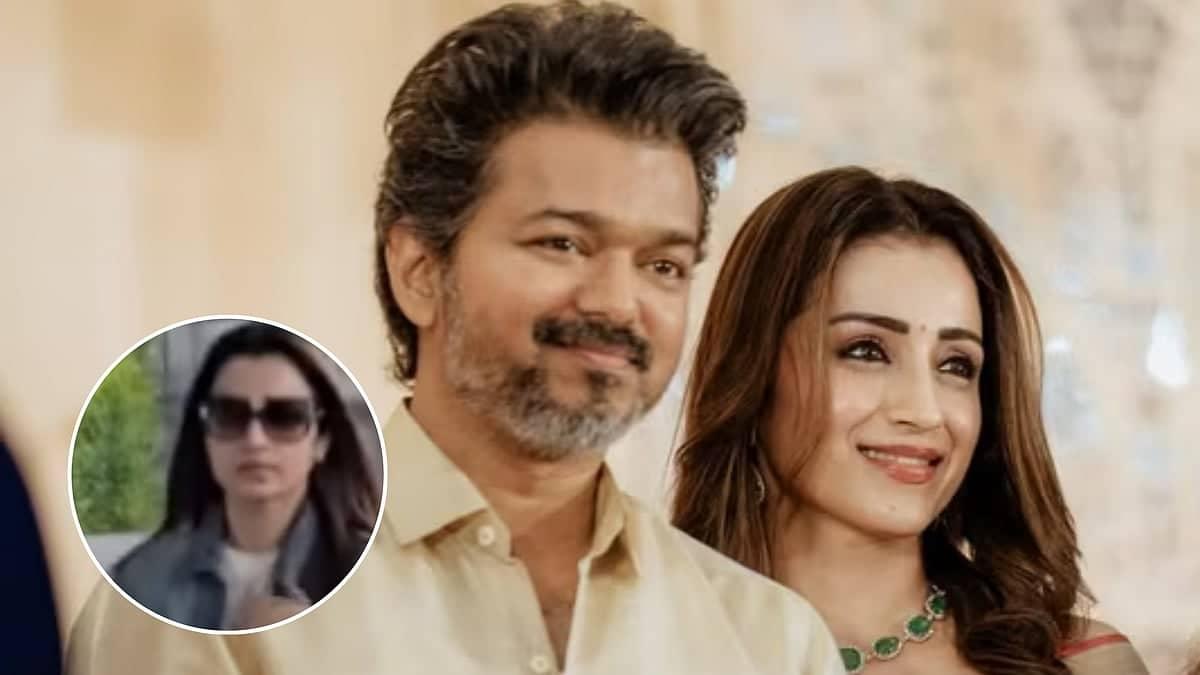 Trisha Krishnan Dashes Past Vijay Rumors at Chennai Airport