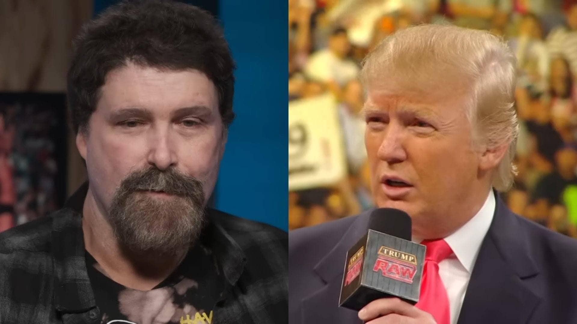 Mick Foley playfully jabs at Trump again, what a scene!