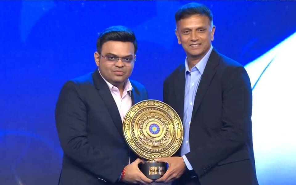 Rahul Dravid's Legendary Moment: Lifetime Achievement Award