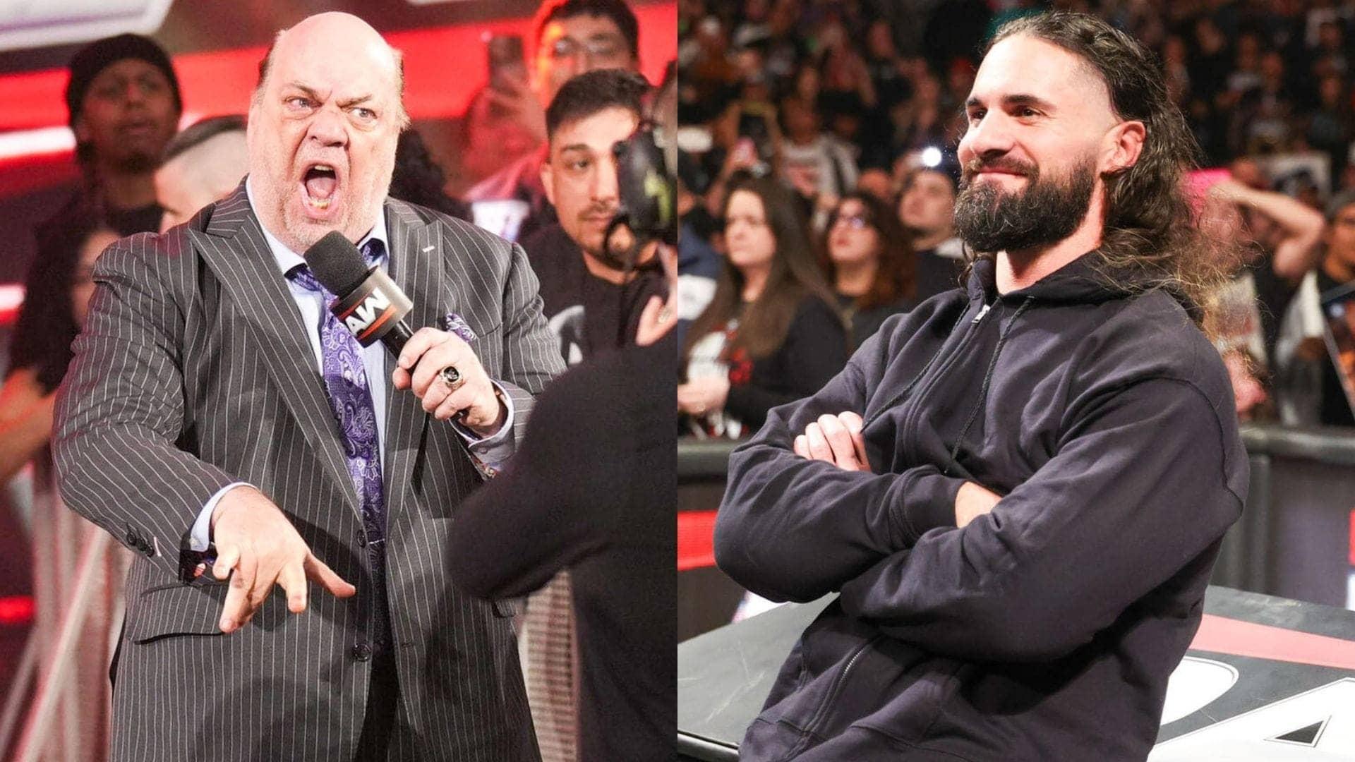 Seth Rollins Takes a Jab at Paul Heyman After RAW Antics