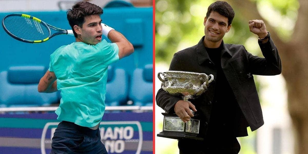 Carlos Alcaraz Struts New Kangaroo Tattoo at Miami Open