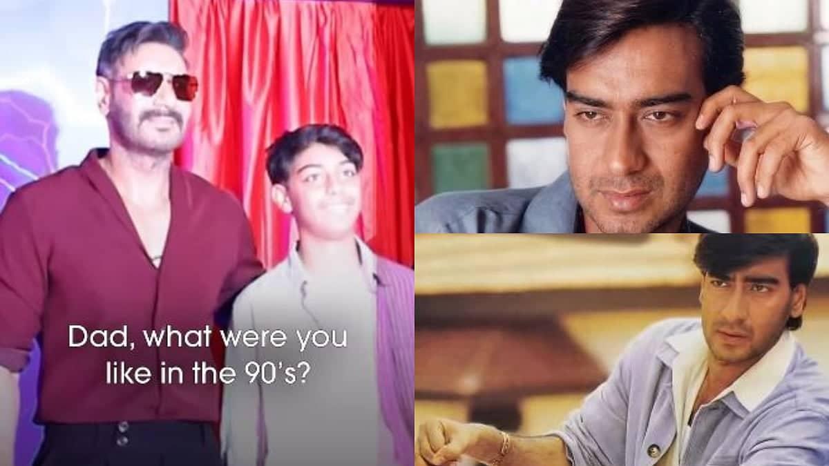 Ajay Devgn Sparks 90s Nostalgia with Son; Fans Go Crazy!