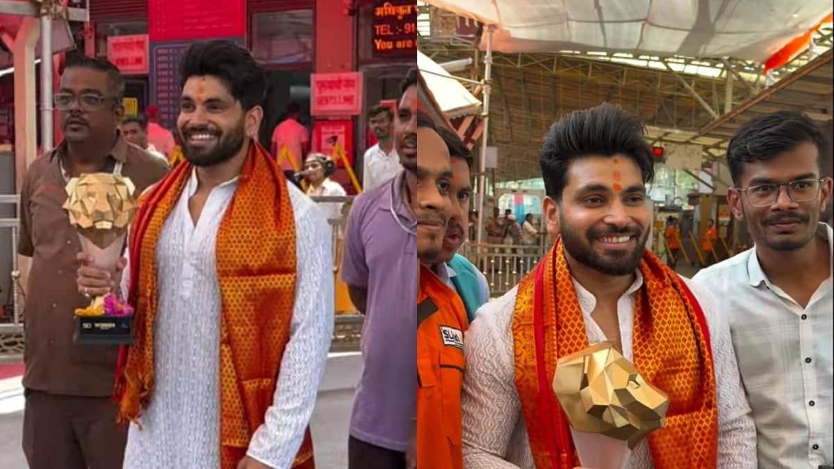 Shiv Thakare Wins The 50, Hits Siddhivinayak With Trophy