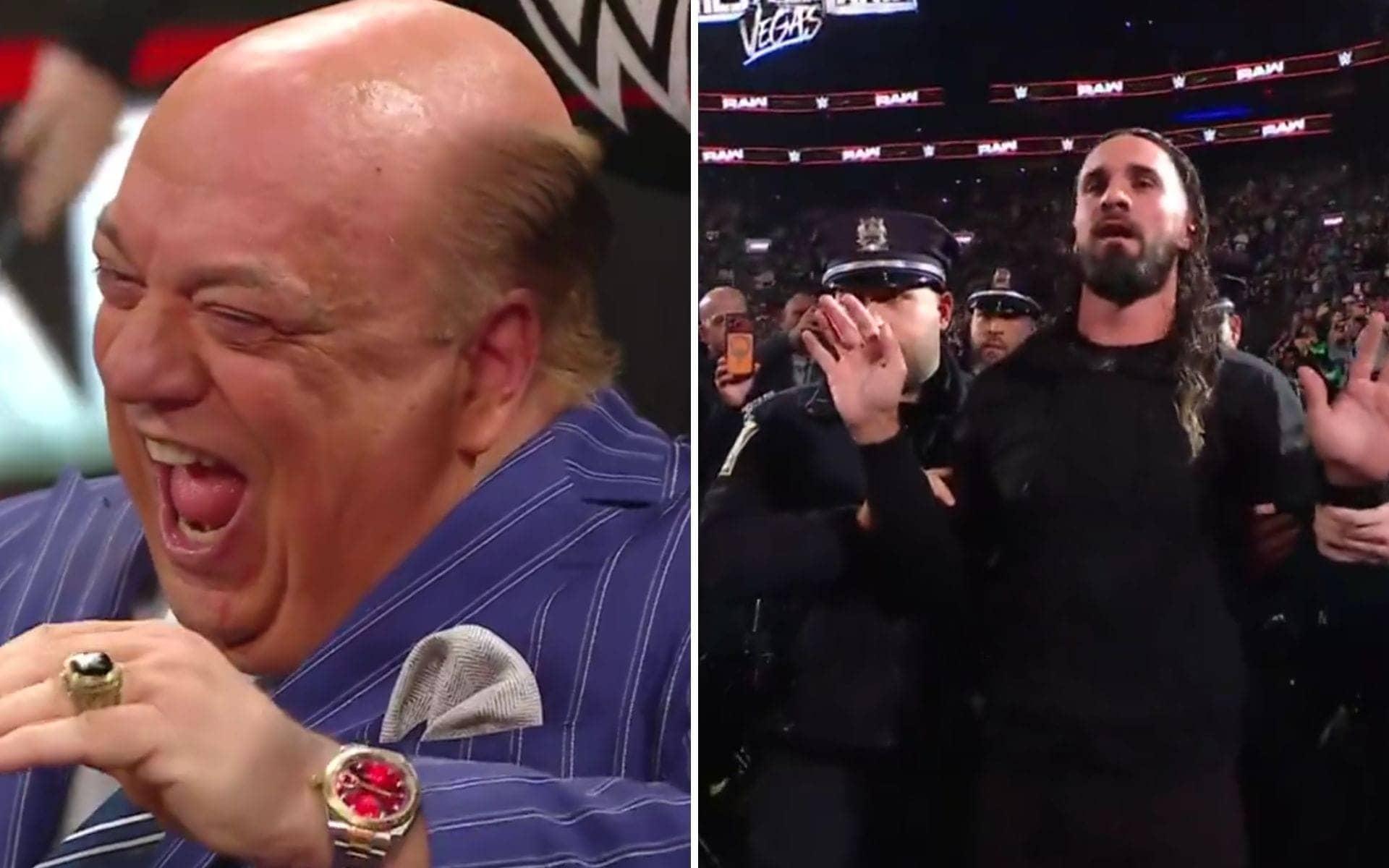 Heyman ki zabardast insults se Rollins ka jail jaane ka drama