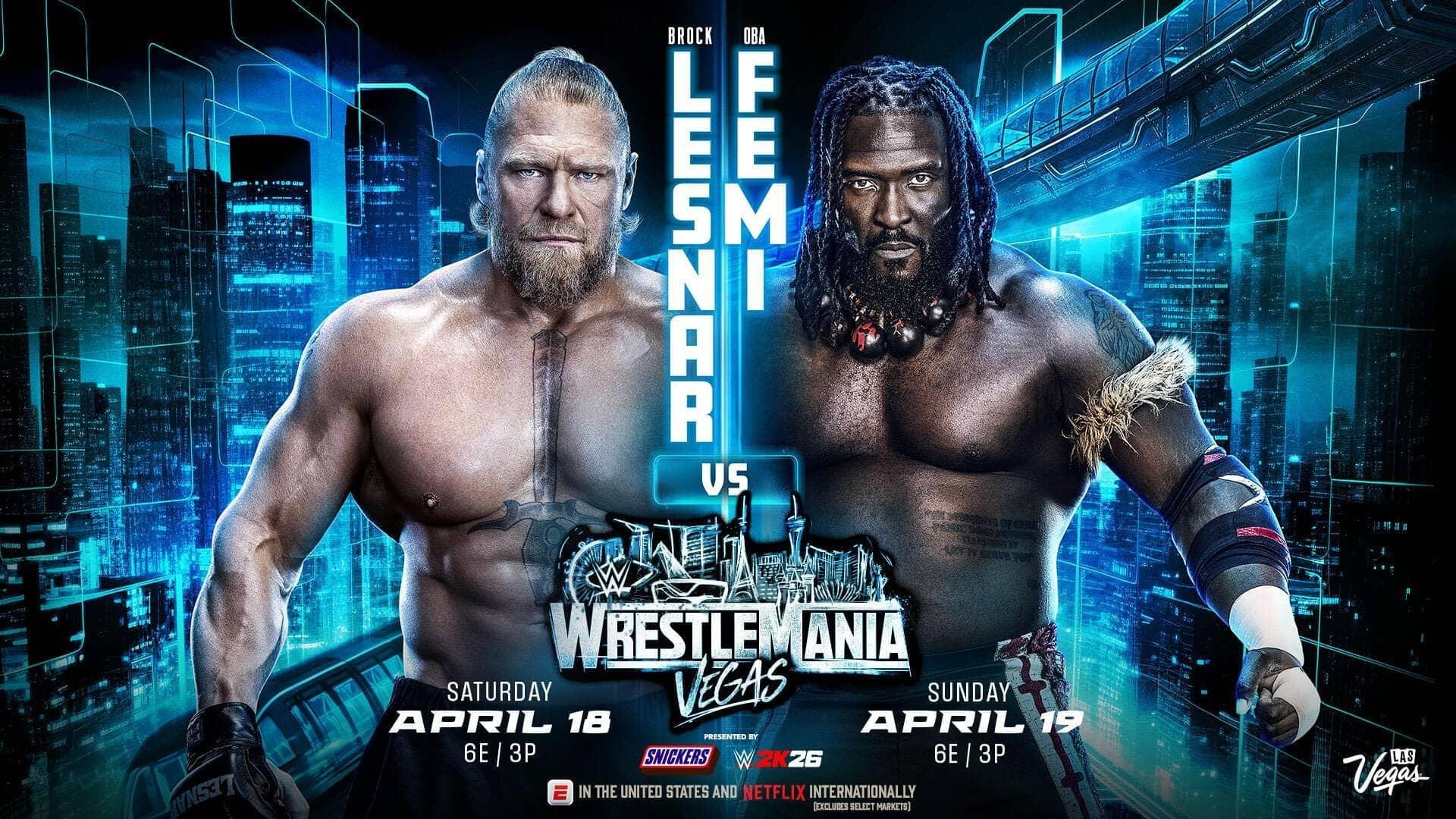 Brock Lesnar may have subtly spoiled the result of his WrestleMania 42 match