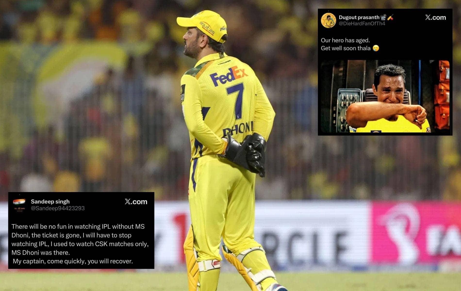MS Dhoni's Calf Strain: Fans Eager for His Epic Comeback!
