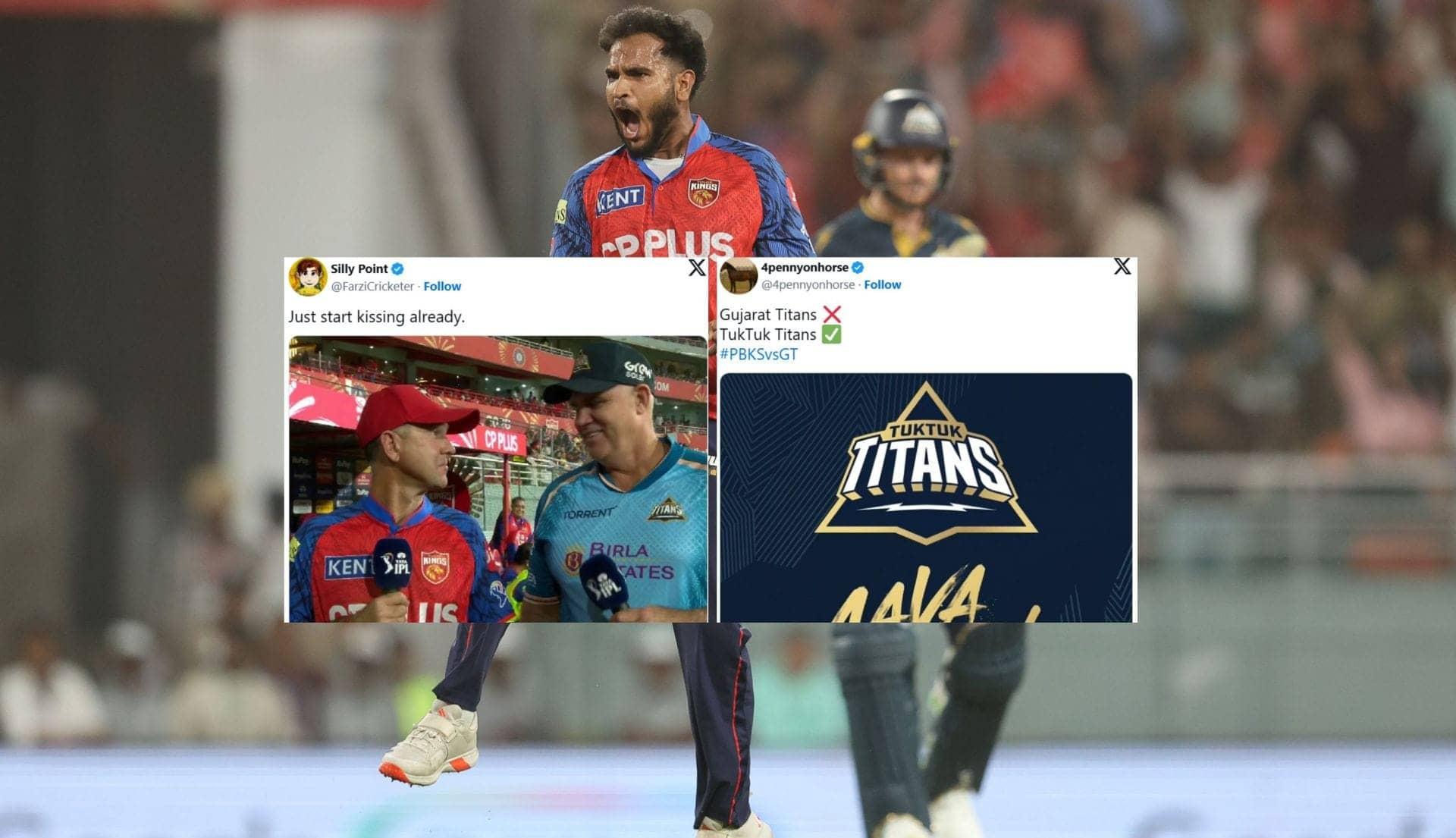 Gujarat Titans' Spellbinding Show: Memes Soar as Gill Falls