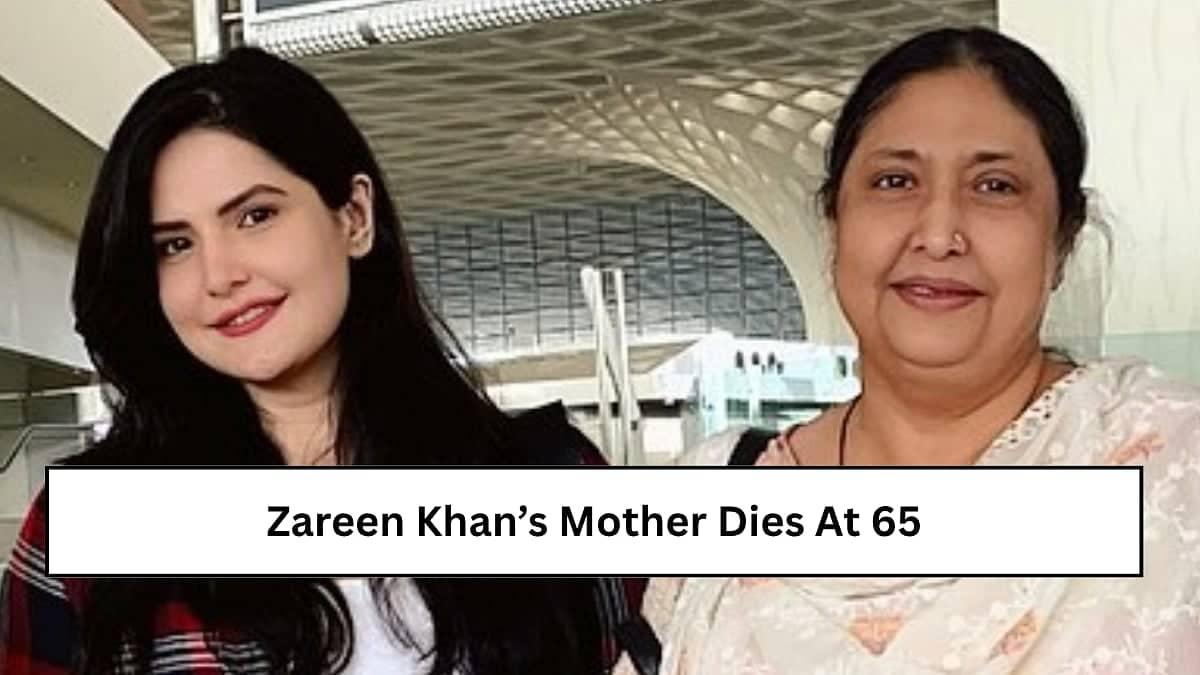 Zareen Khan's Mom Parveen Takes Her Final Bow in Mumbai