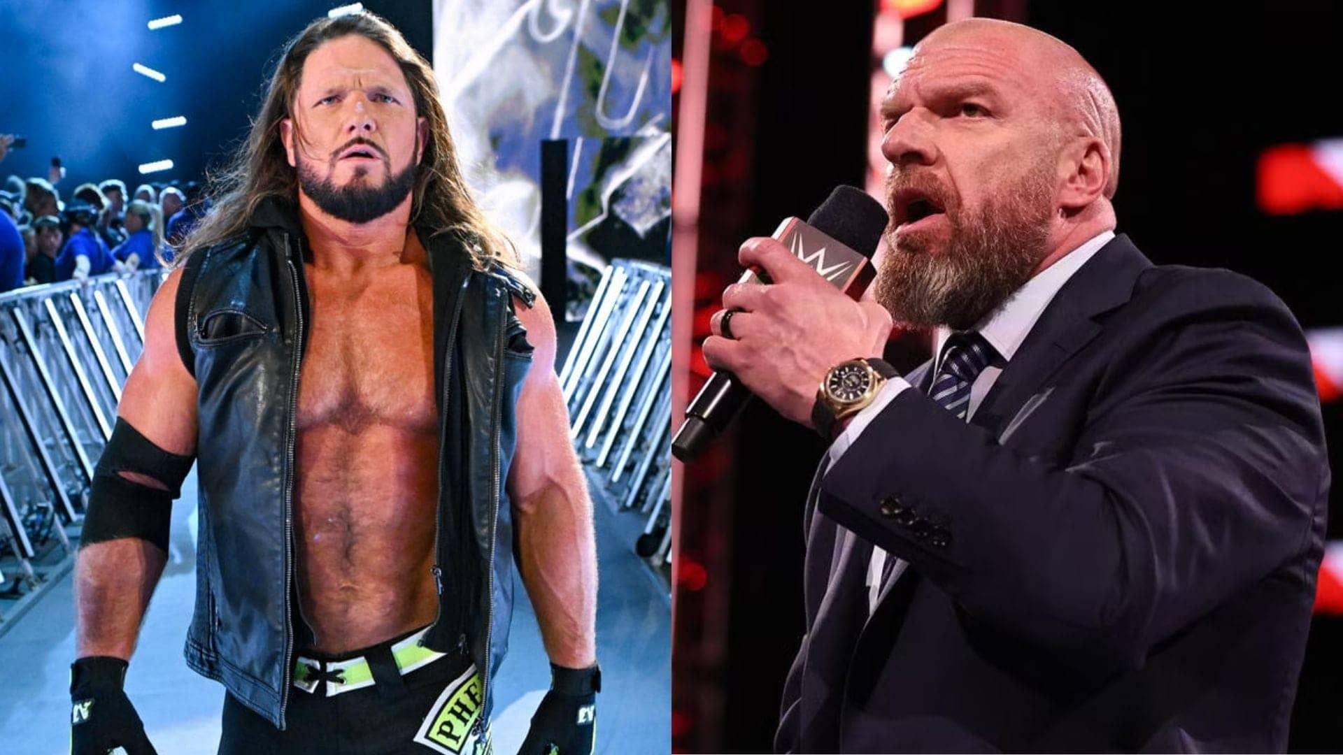 Triple H reveals AJ Styles' electrifying NXT request!