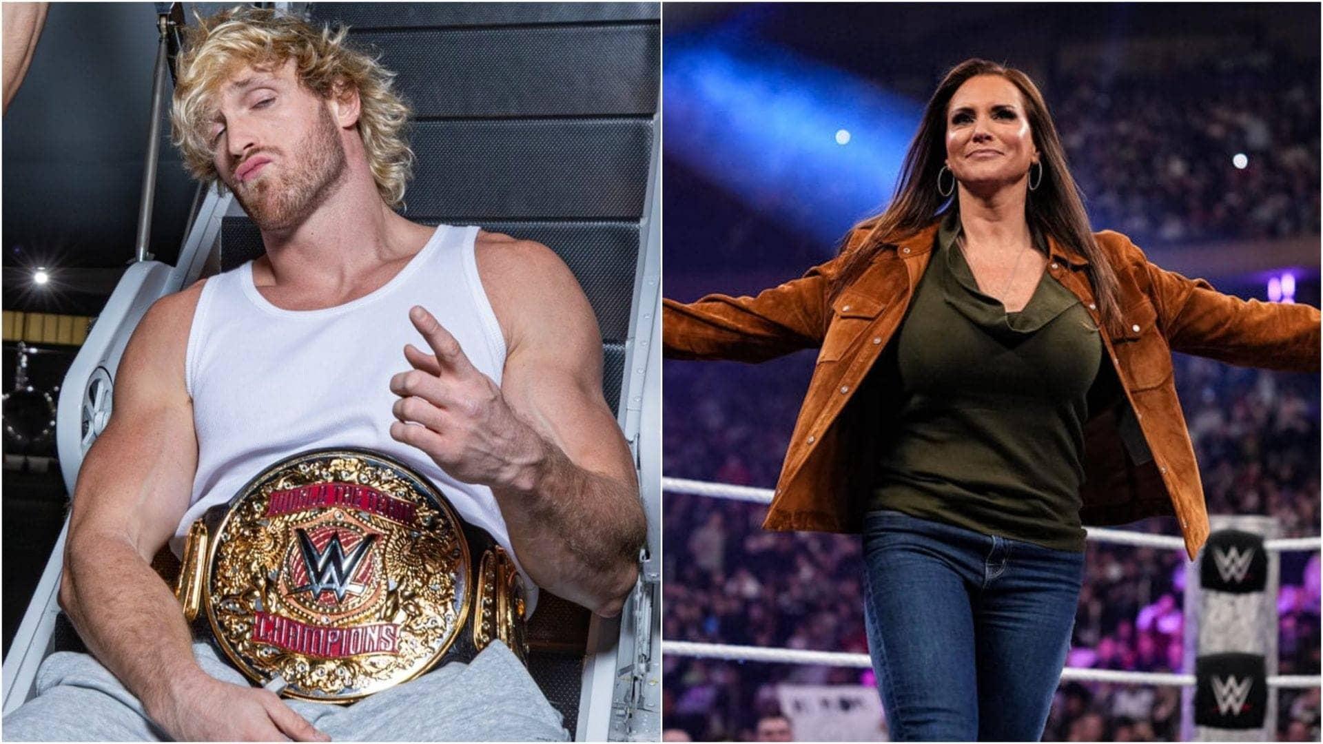 Logan Paul Joins Stephanie McMahon for Epic Podcast Showdown!