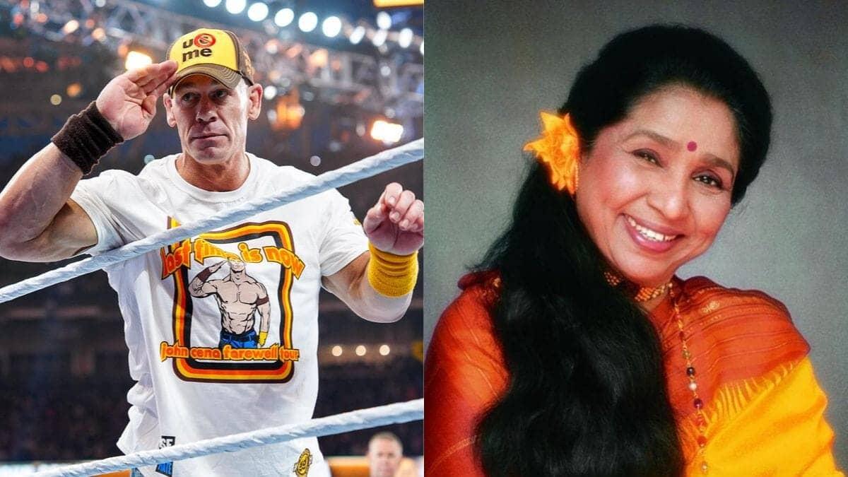 John Cena Weaves a Magical Tribute for Asha Bhosle