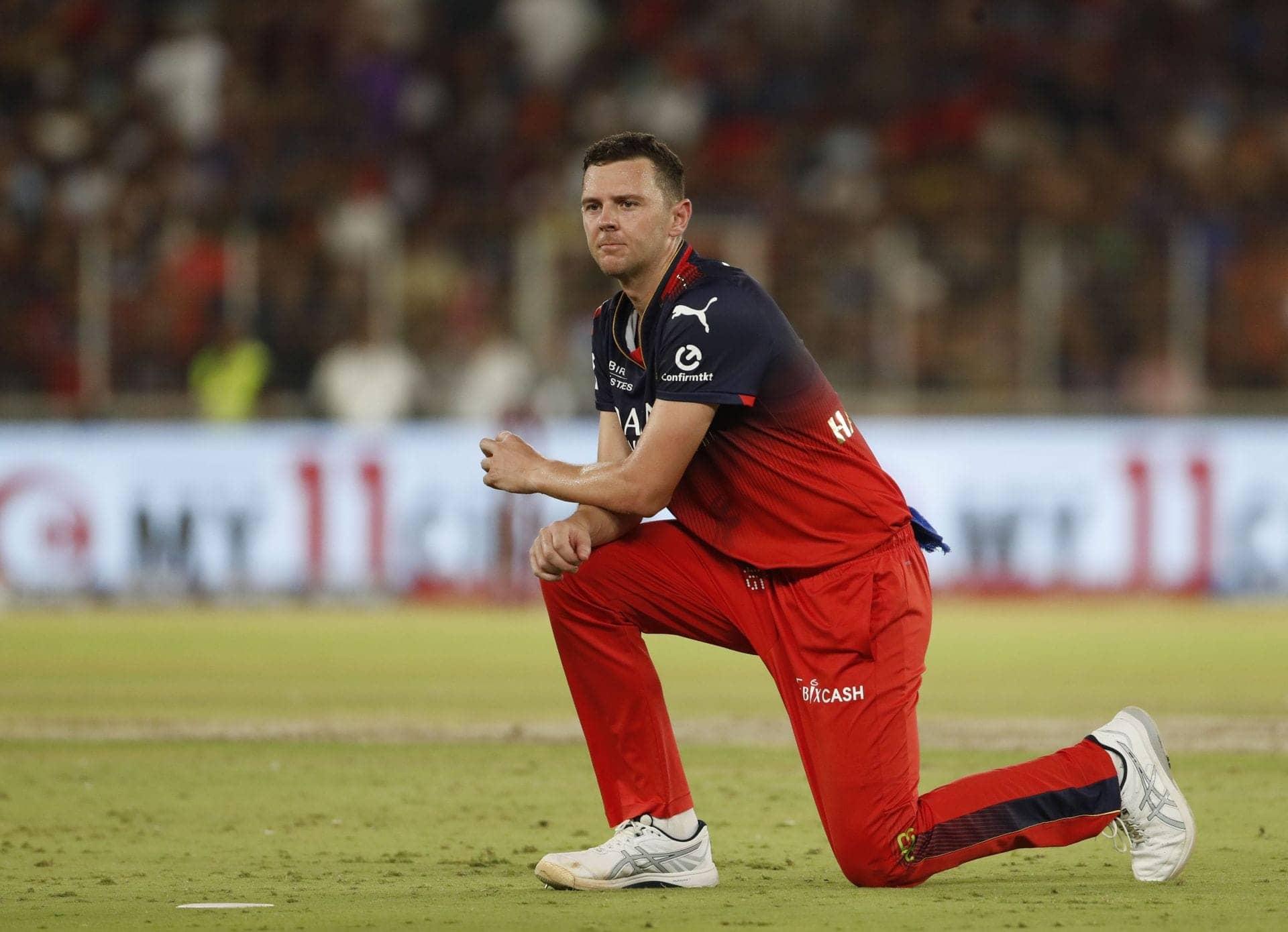 Josh Hazlewood Knocks Pooran Down Like a Ninja in IPL Showdown