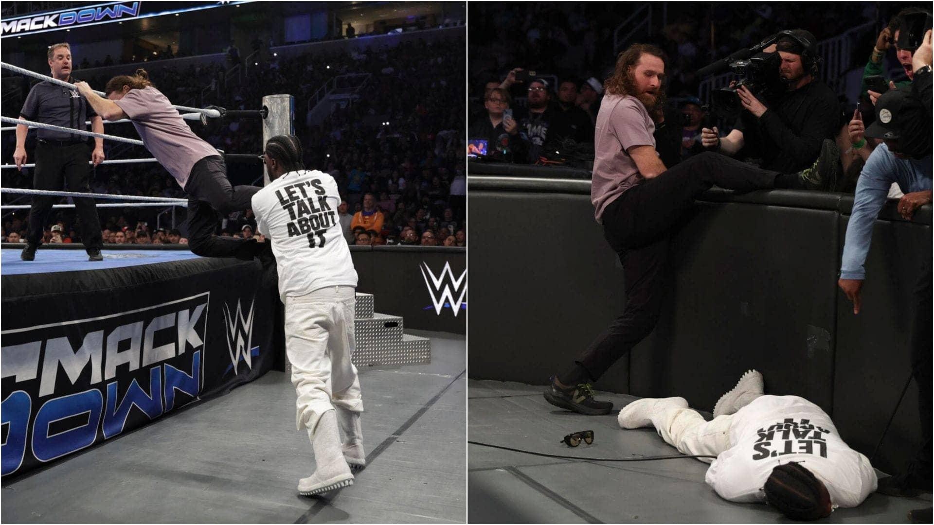 Sami Zayn Delivers Helluva Kick and Checks on Lil Yachty