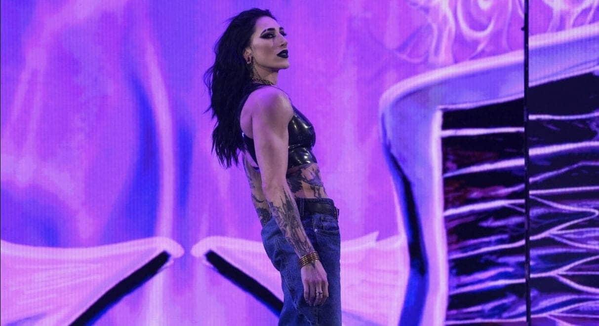 Rhea Ripley Celebrates Bianca Belair's Pregnancy at WrestleMania