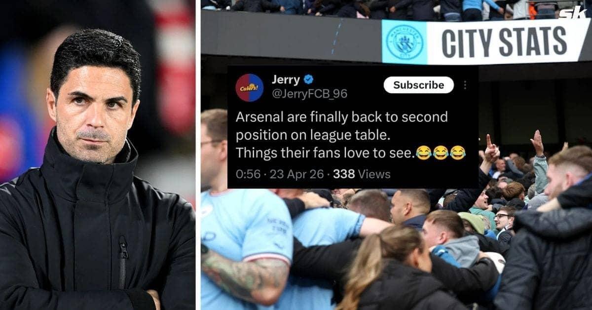 Arsenal ki bottle ki kahani, Man City ka jashn hai chhaya