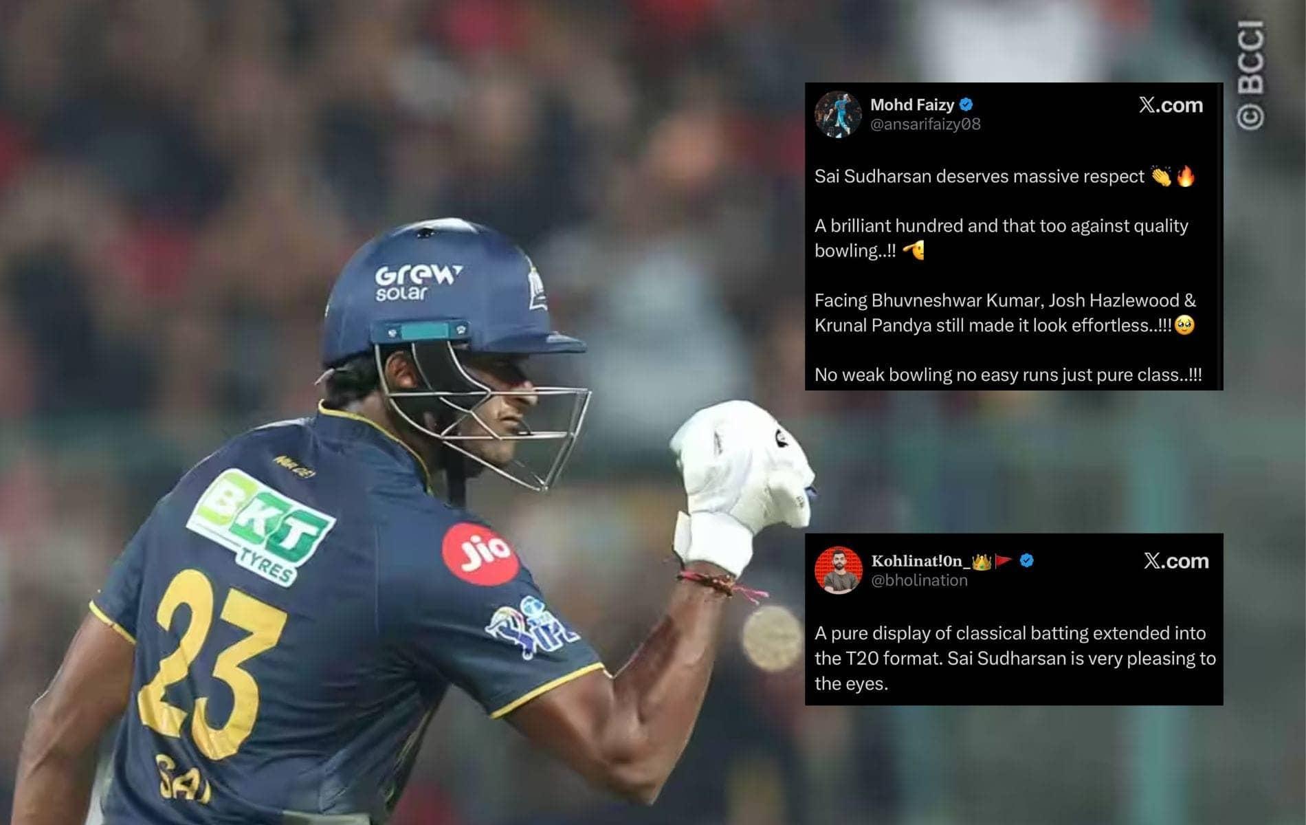 Sai Sudharsan Serenades Cricket with Century at Chinnaswamy