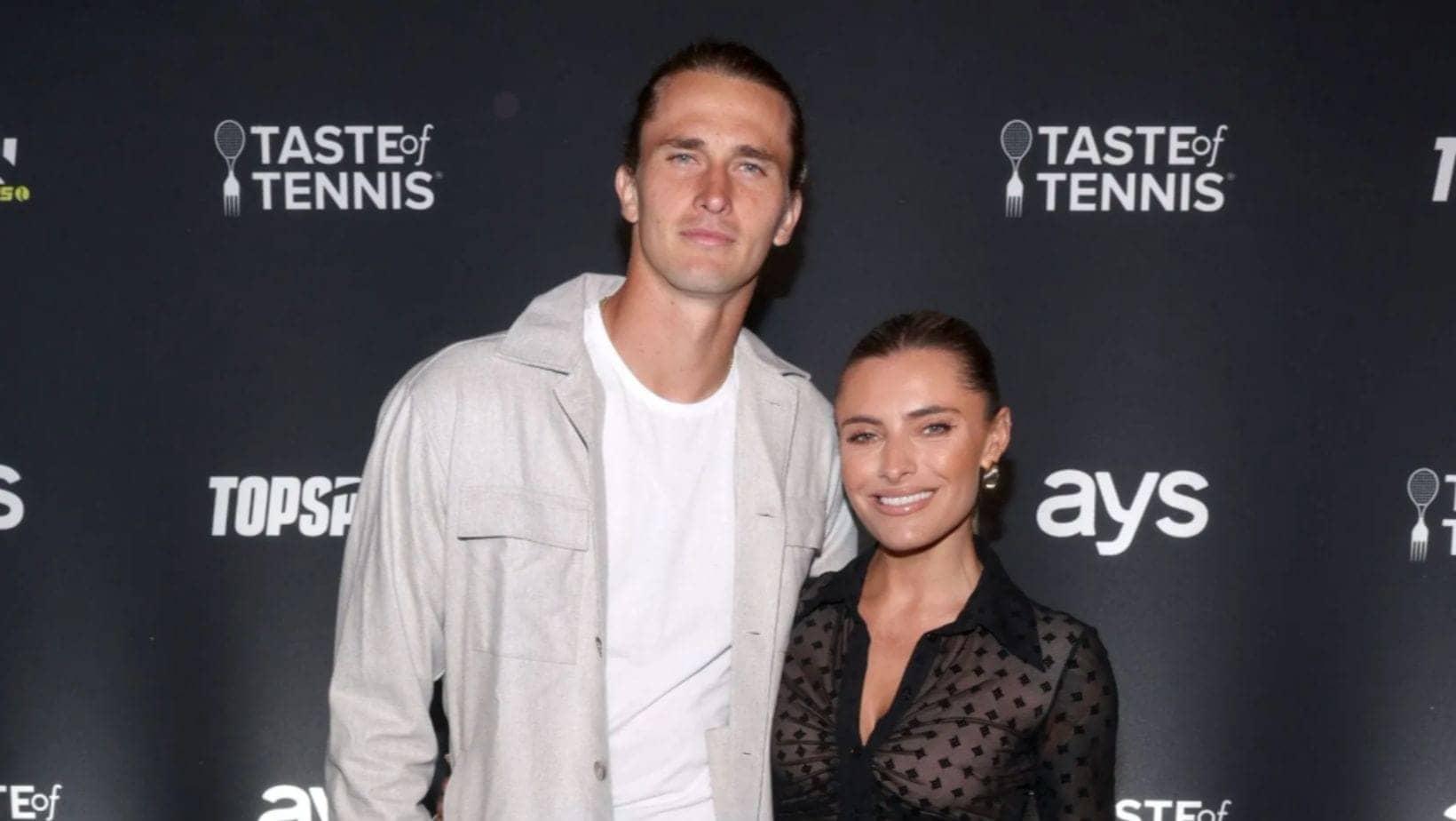 Sophia Thomalla Wows in Bikini and Bangs as Zverev Shines